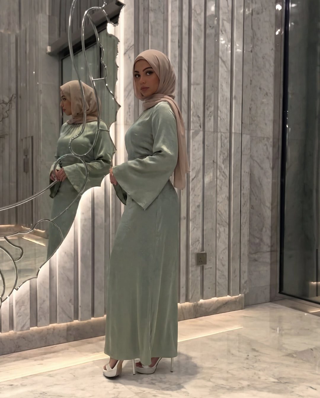 Camille - Light Green customer photo 1