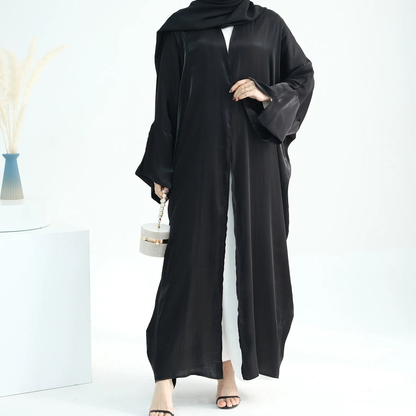 Dubai Style Kimono Black