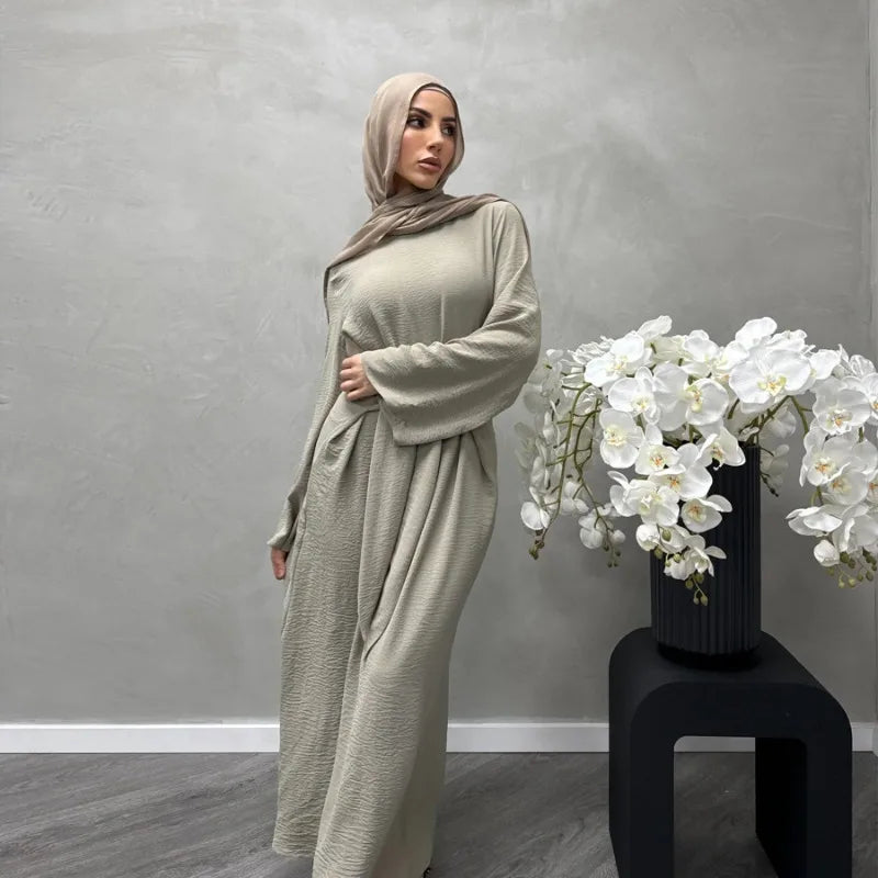 Women's Tie-Waist Abaya