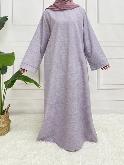 Modest Long Sleeve Belted Abaya