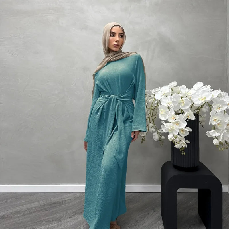 Women's Tie-Waist Abaya