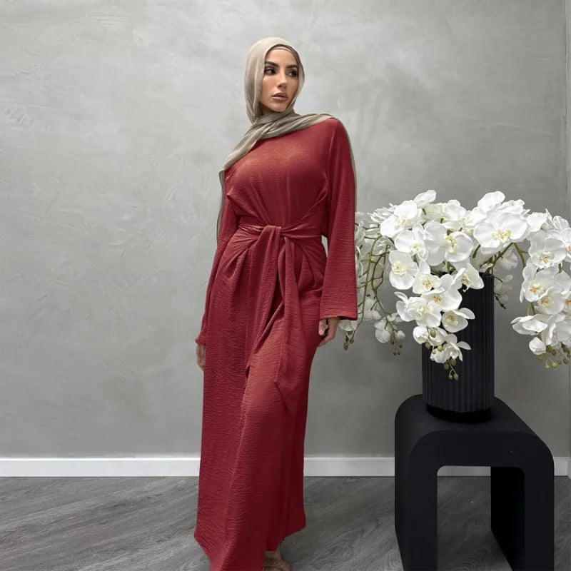 Women's Tie-Waist Abaya