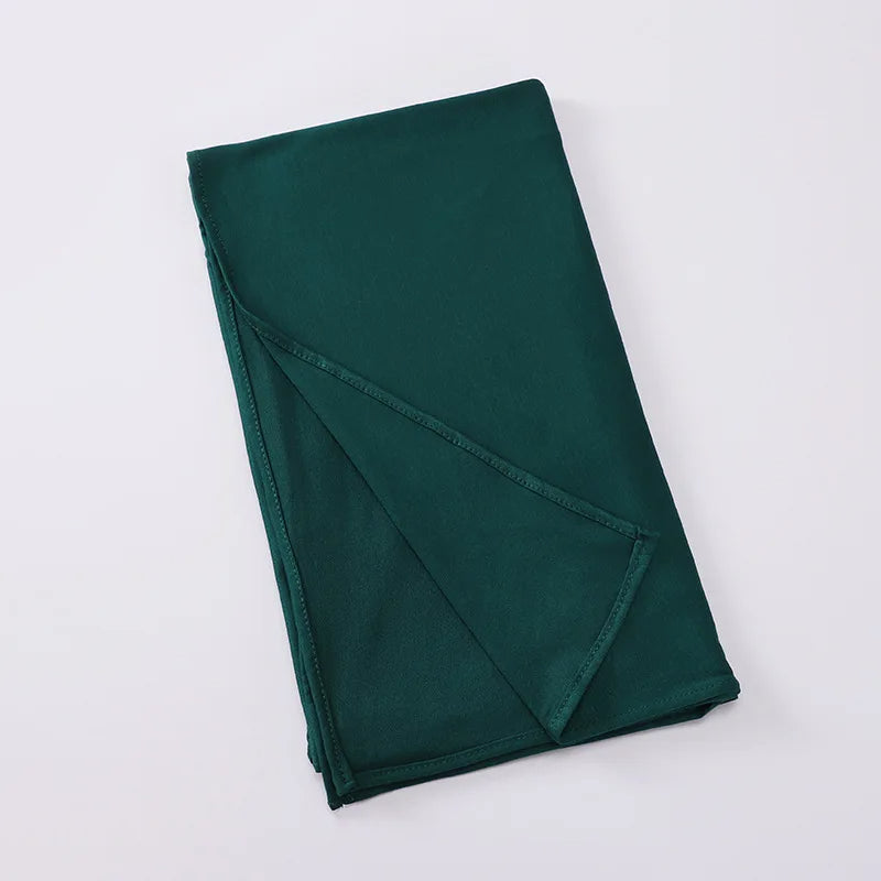 Premium Jersey Hijab DARK GREEN