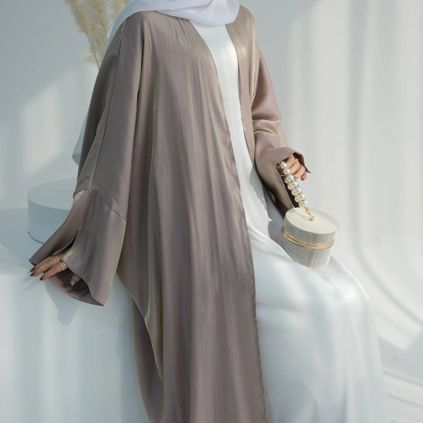 Dubai Style Kimono Brown