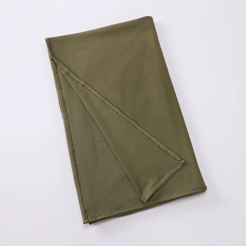 Premium Jersey Hijab OLIVE GREEN