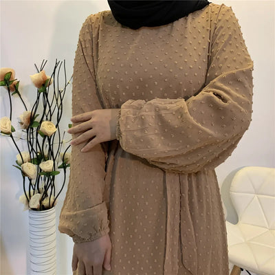 Polka Grace Abaya Dress