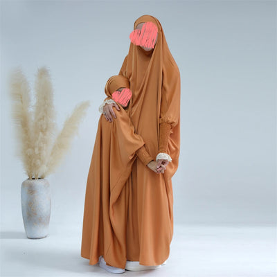 Mom and Daughter One-Piece Khimar, Prayer garment