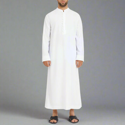 Formal Plain White Thobe