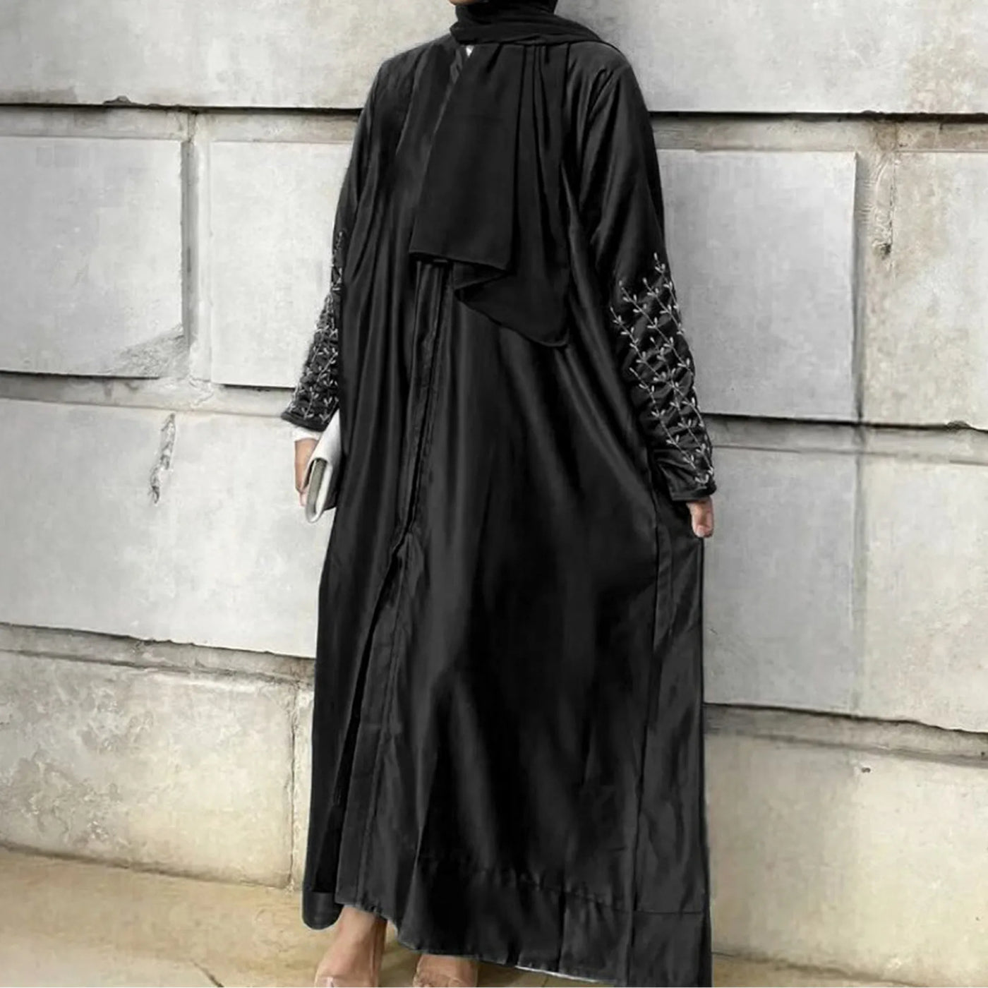 Women's Embroidered Sleeve Abaya