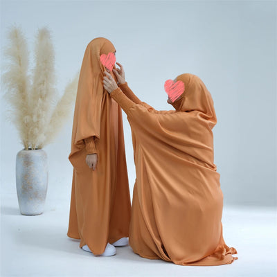 Mom and Daughter One-Piece Khimar, Prayer garment