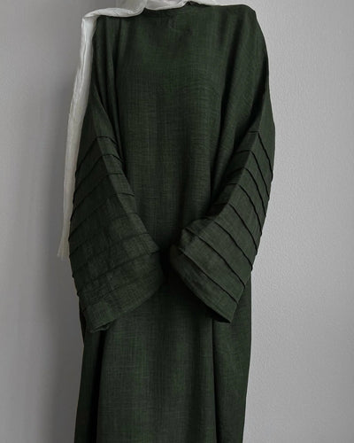 Modest Women's Abaya with Layered Sleeves