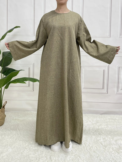 Modest Long Sleeve Belted Abaya