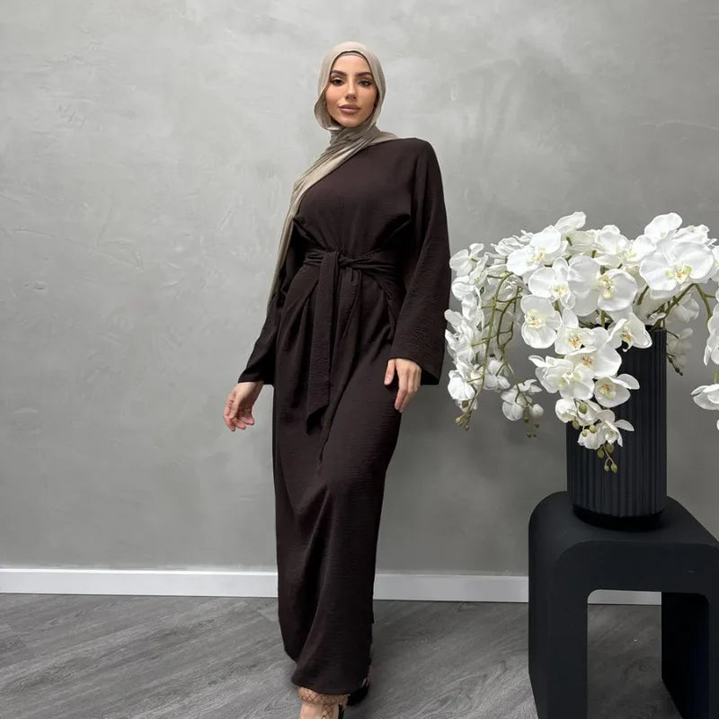 Women's Tie-Waist Abaya