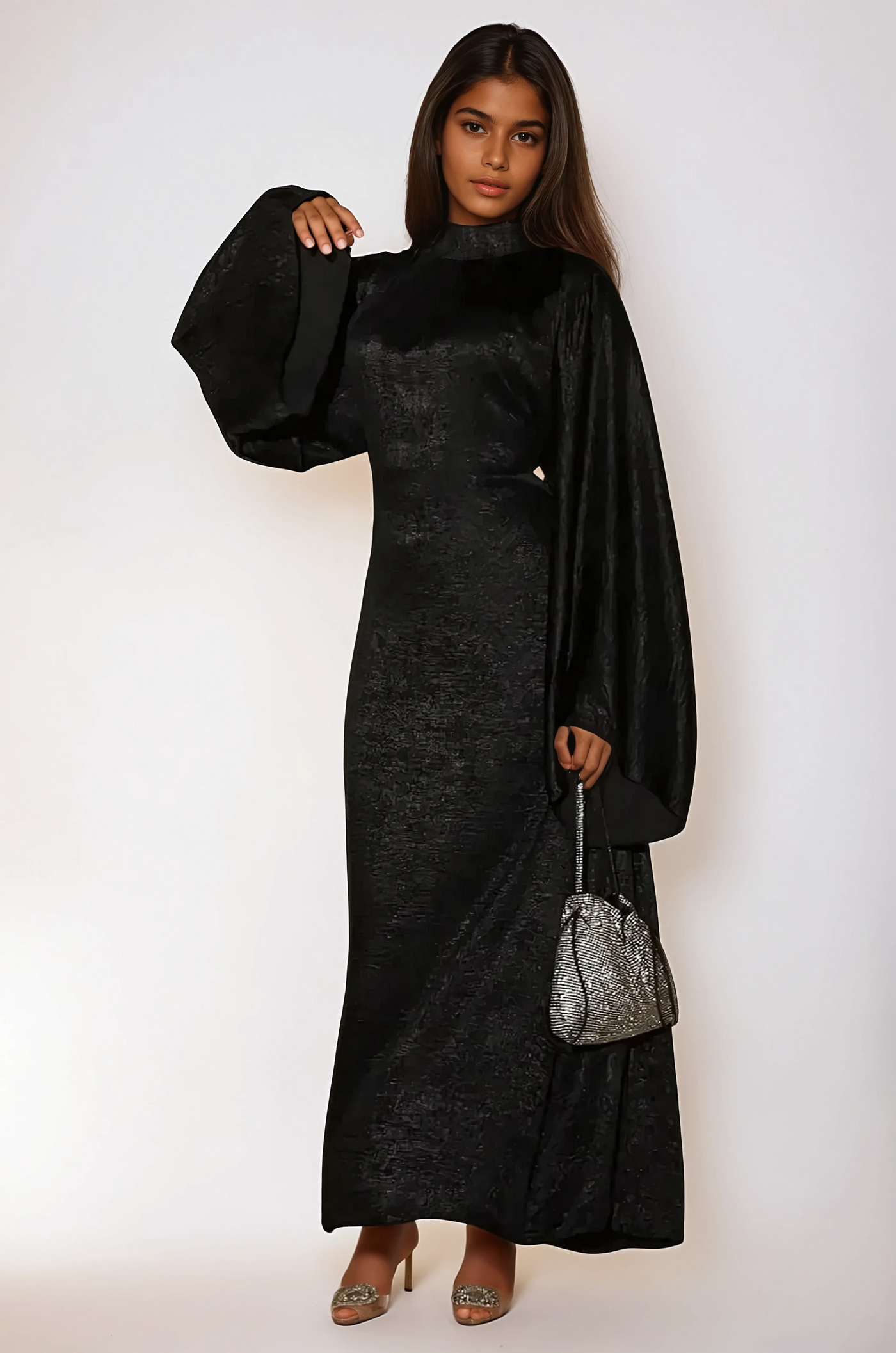 Black Elegance Abaya Dress