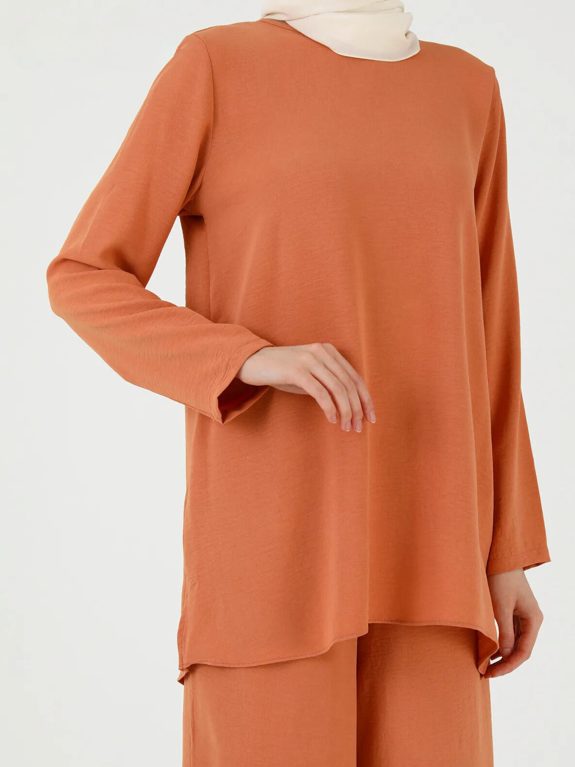 Orange Modest Two Piece Set