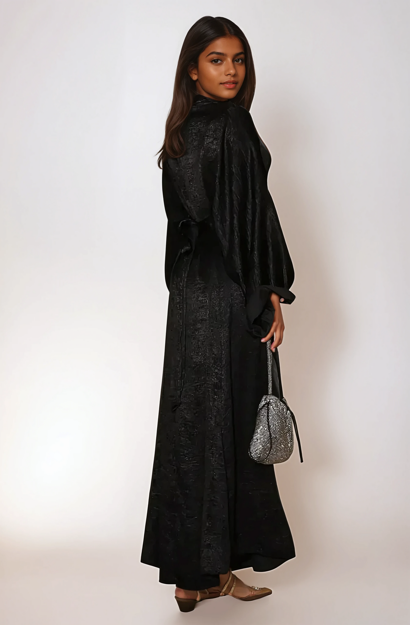Black Elegance Abaya Dress