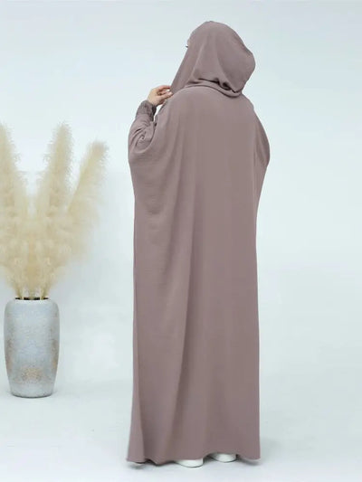 Modest Dress with Integrated Hijab