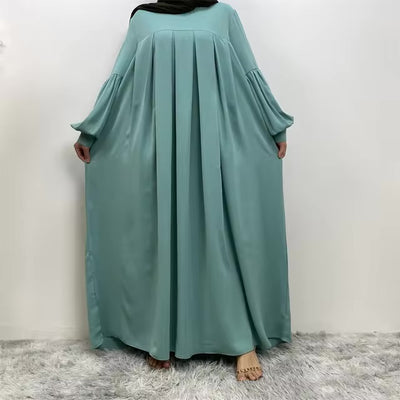 Classic Pleated Abaya Dress