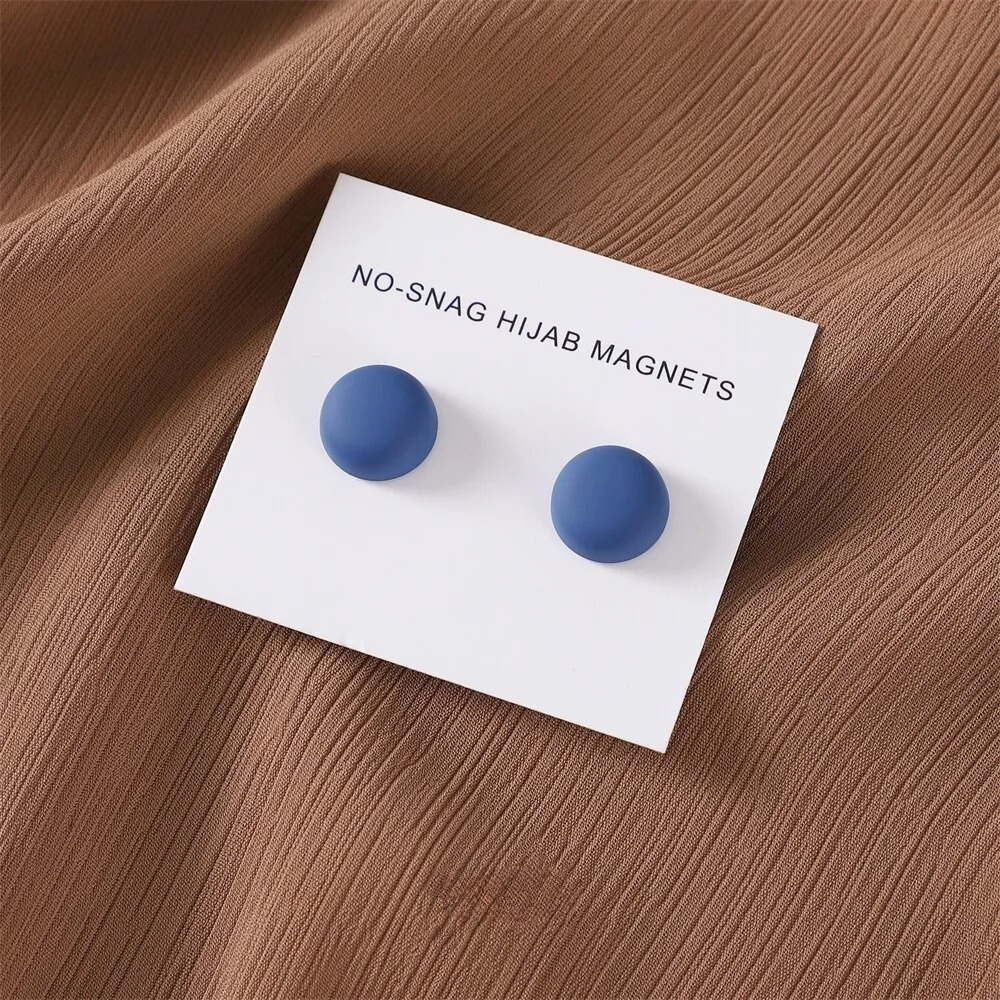 Hijab Pins Magnets Dark Blue