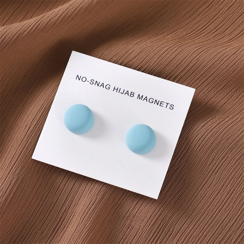 Hijab Pins Magnets Baby Blue