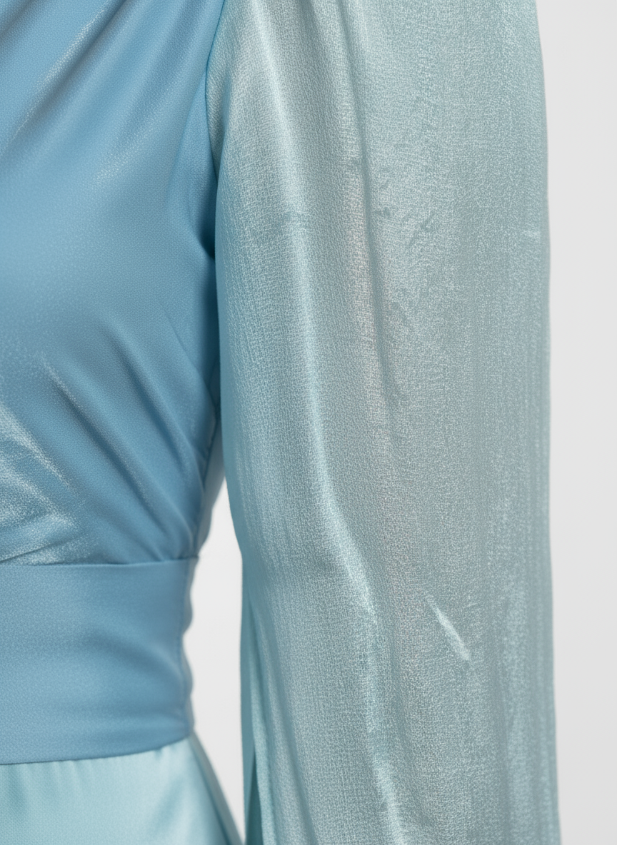 Modest Luxe Satin Gown