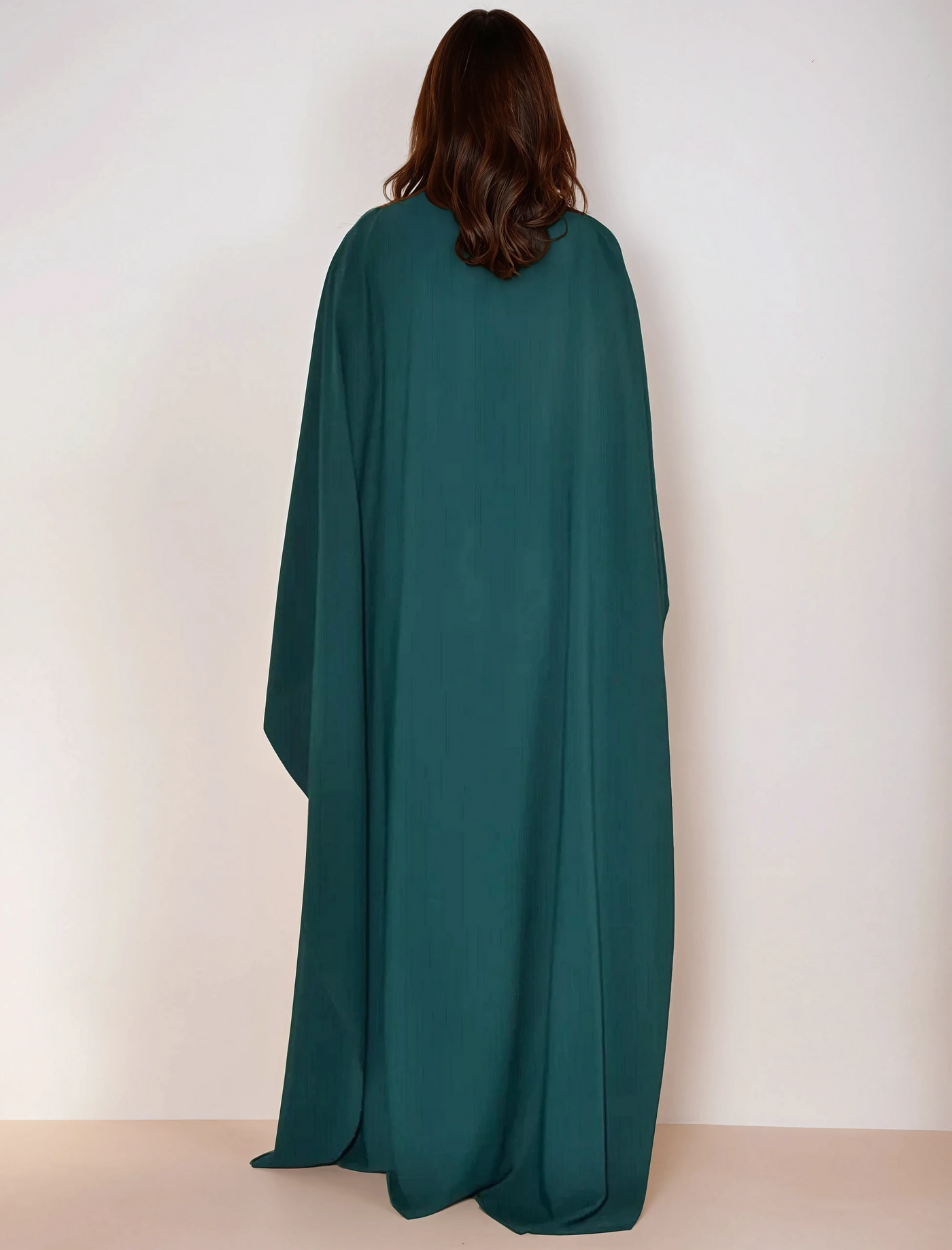Modest Batwing Sleeve Maxi Dress