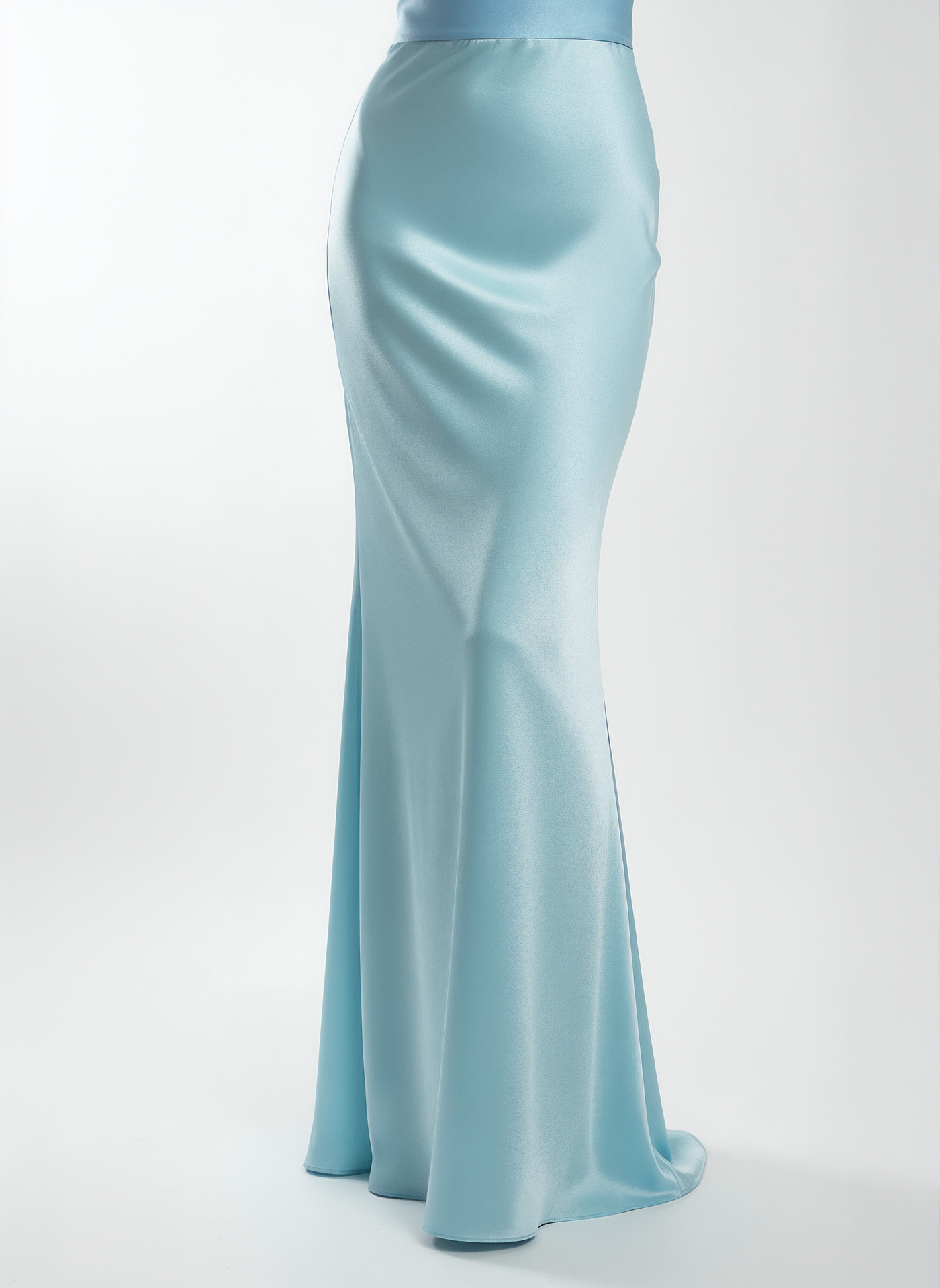 Modest Luxe Satin Gown