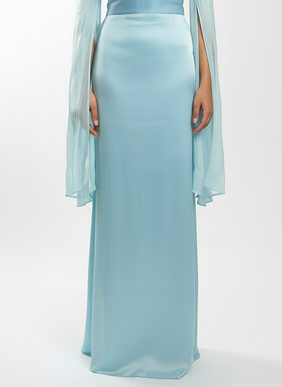 Modest Luxe Satin Gown