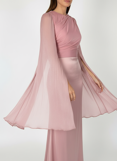 Modest Luxe Satin Gown