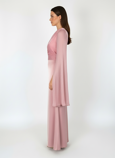 Modest Luxe Satin Gown