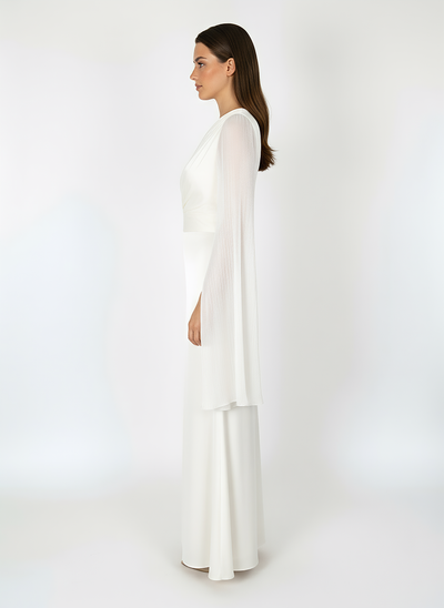 Modest Luxe Satin Gown