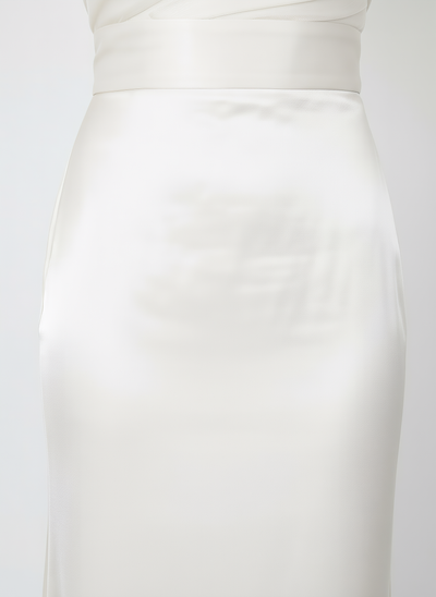 Modest Luxe Satin Gown