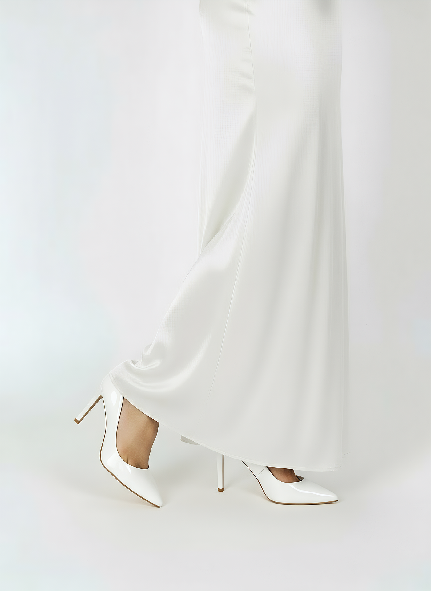Modest Luxe Satin Gown