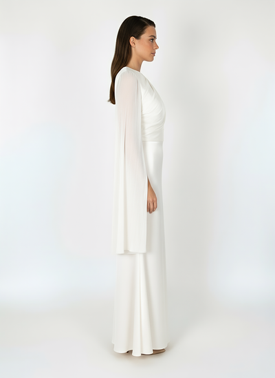 Modest Luxe Satin Gown