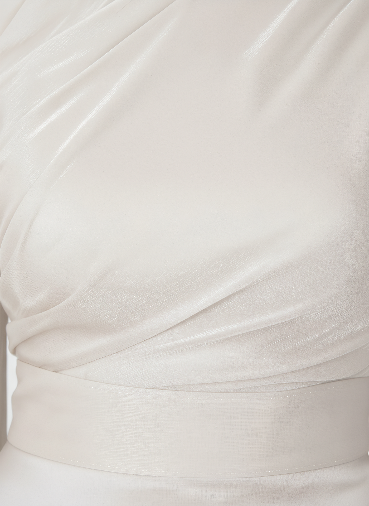 Modest Luxe Satin Gown