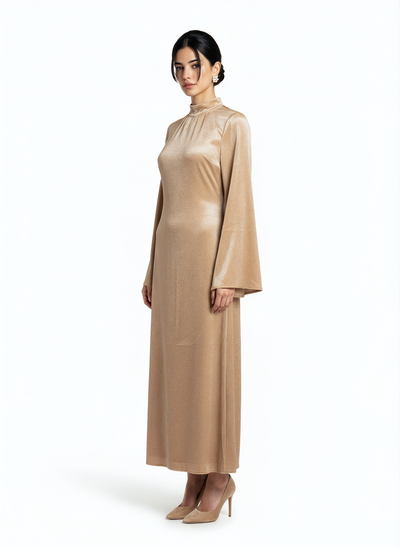 Velvet Elegance Abaya Dress