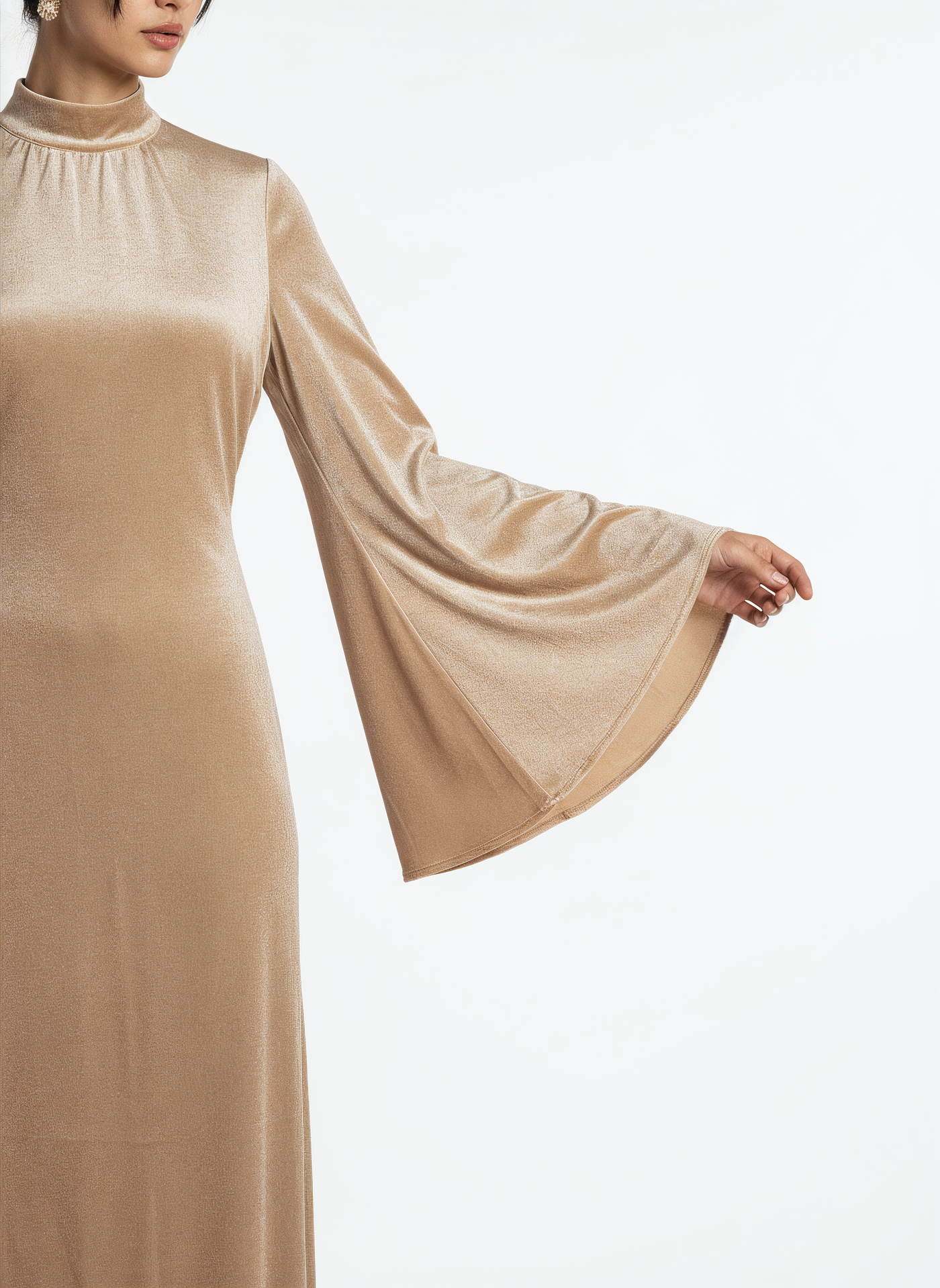 Velvet Elegance Abaya Dress