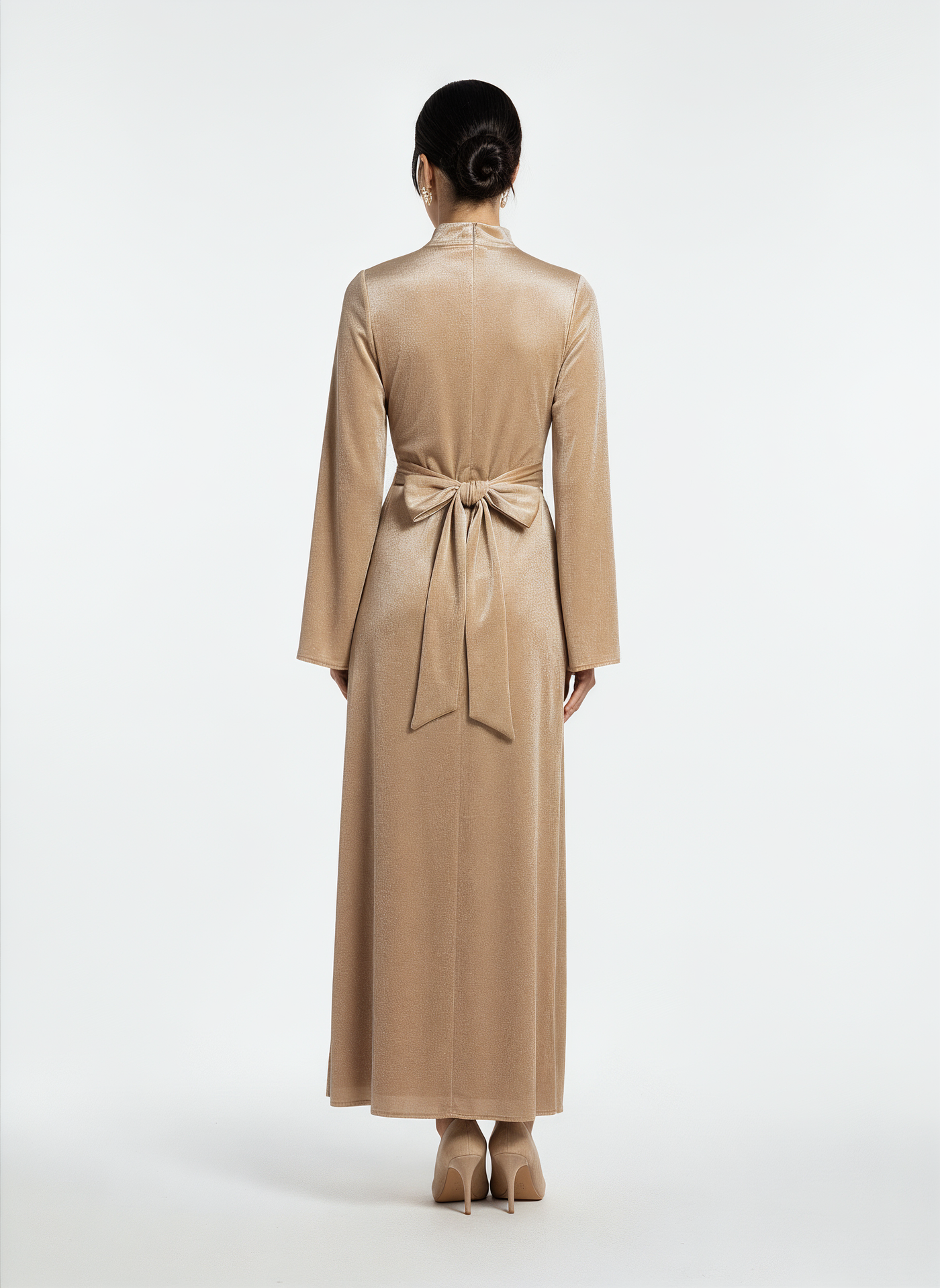 Velvet Elegance Abaya Dress