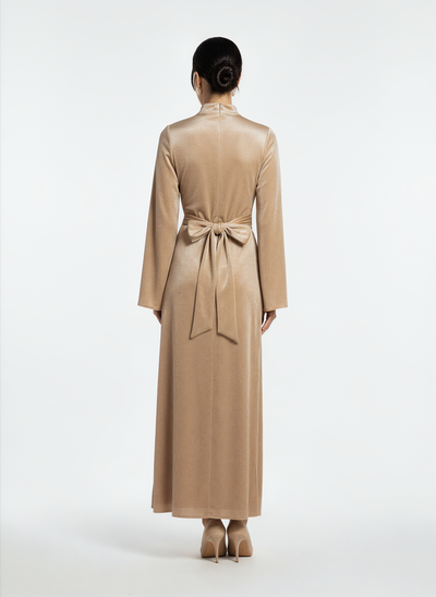 Velvet Elegance Abaya Dress