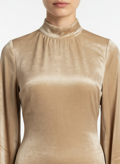 Velvet Elegance Abaya Dress