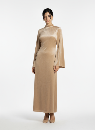 Velvet Elegance Abaya Dress