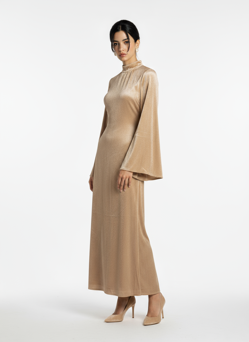 Velvet Elegance Abaya Dress
