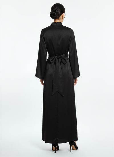 Velvet Elegance Abaya Dress