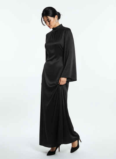 Velvet Elegance Abaya Dress