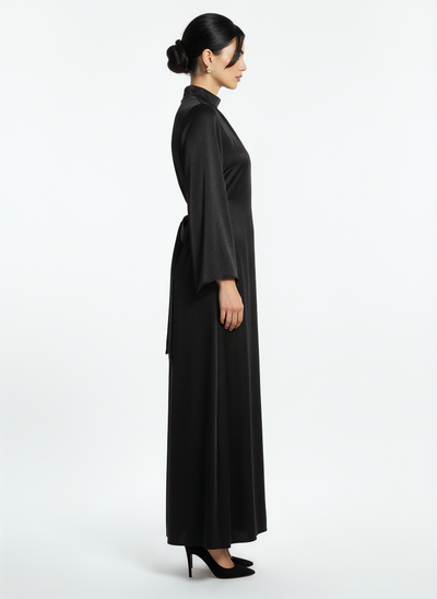 Velvet Elegance Abaya Dress