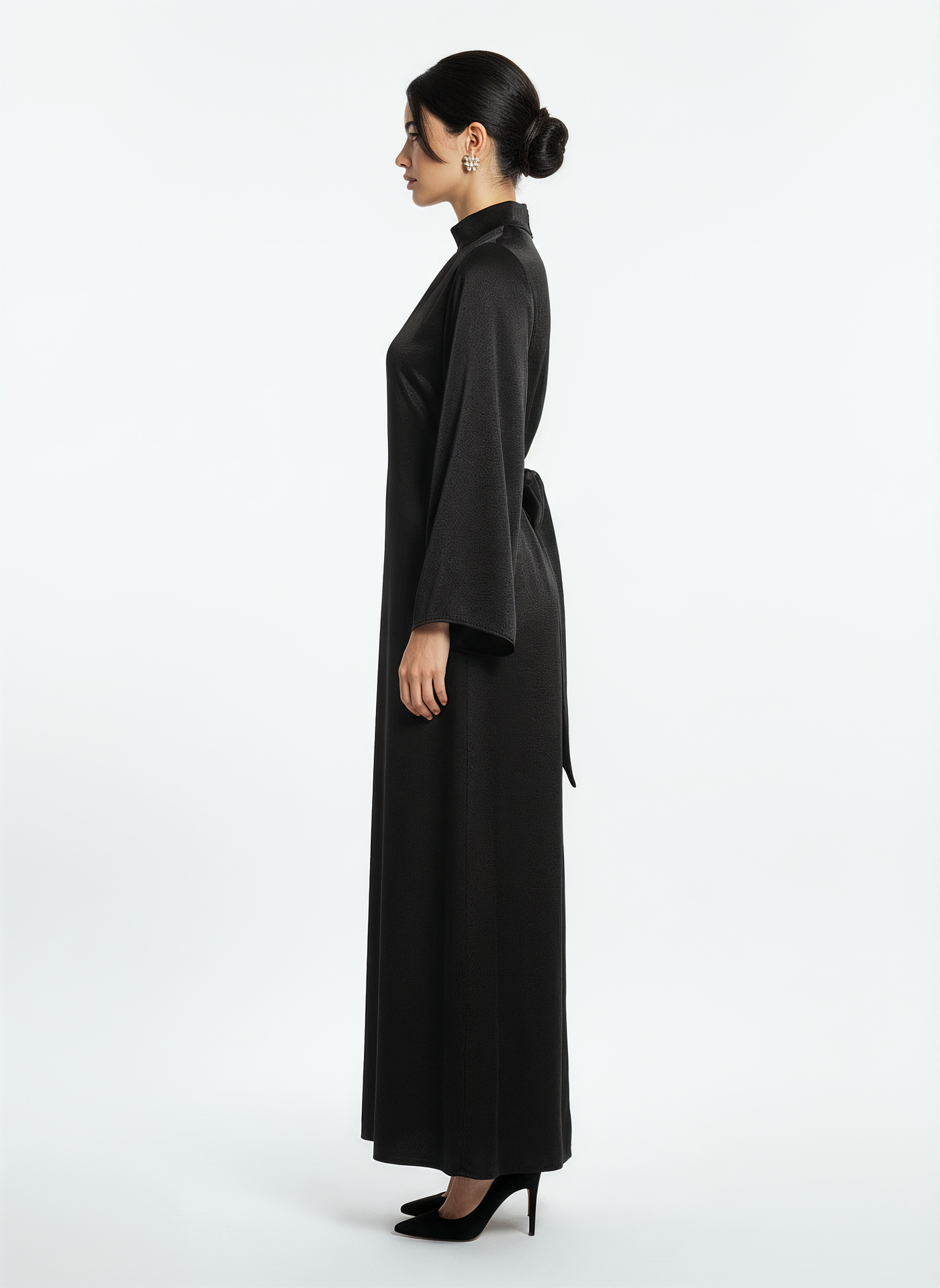 Velvet Elegance Abaya Dress