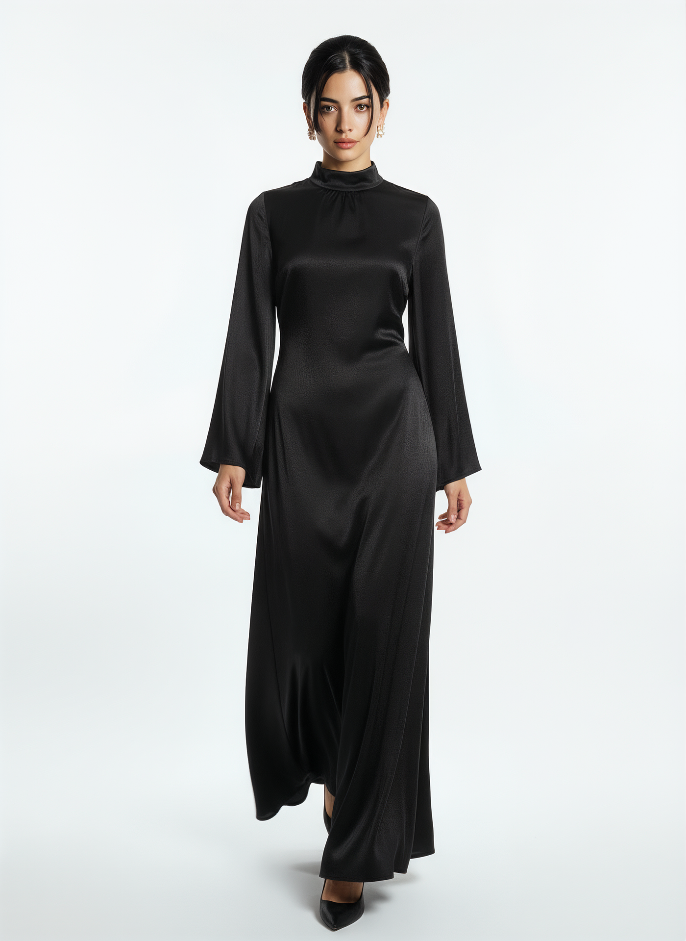 Velvet Elegance Abaya Dress