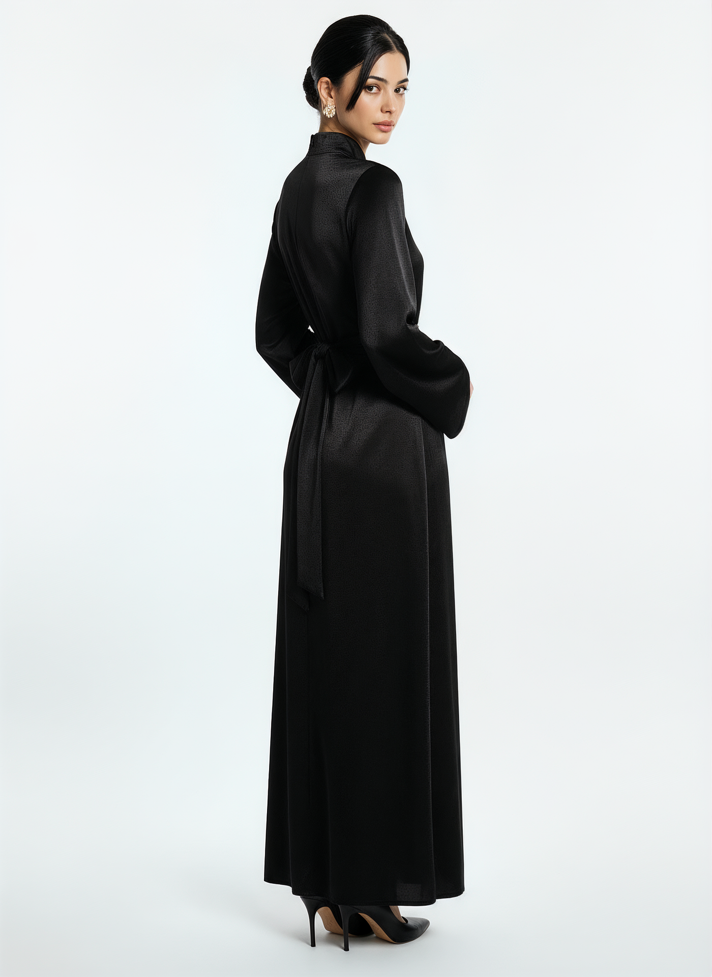 Velvet Elegance Abaya Dress