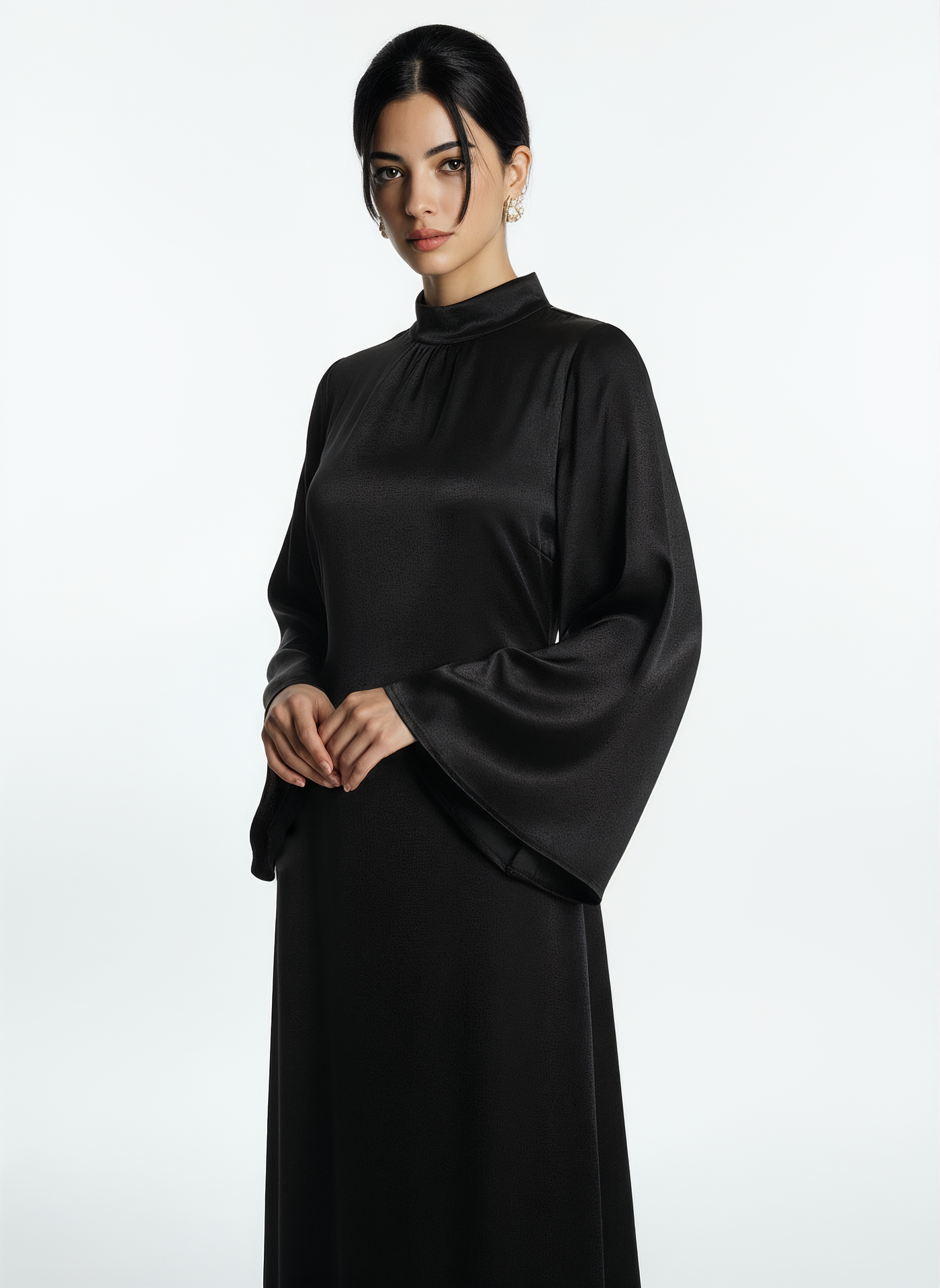 Velvet Elegance Abaya Dress