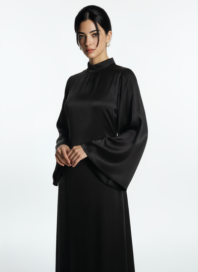 Velvet Elegance Abaya Dress